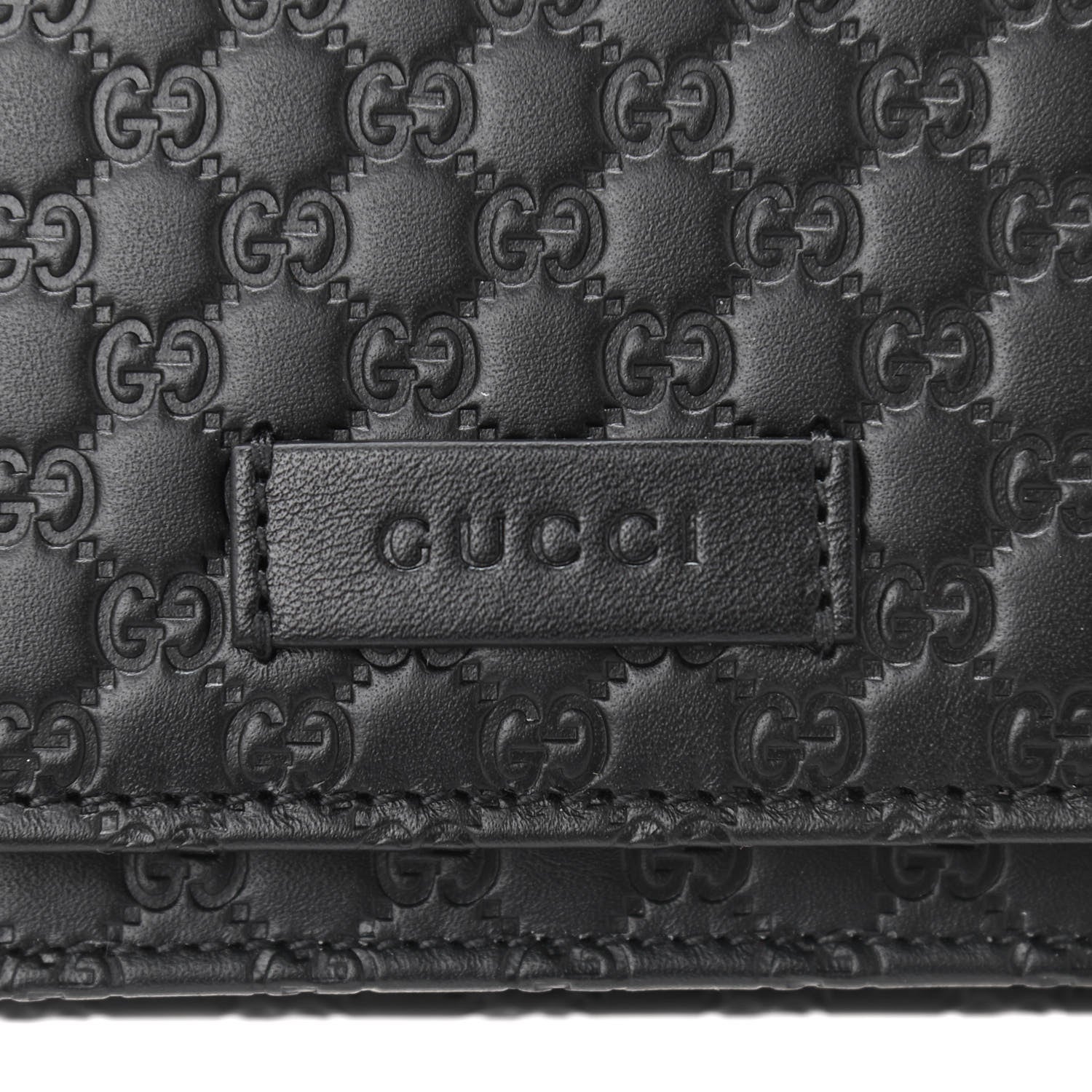 Gucci Microguccissima Crossbody Wallet Black 7 of 11