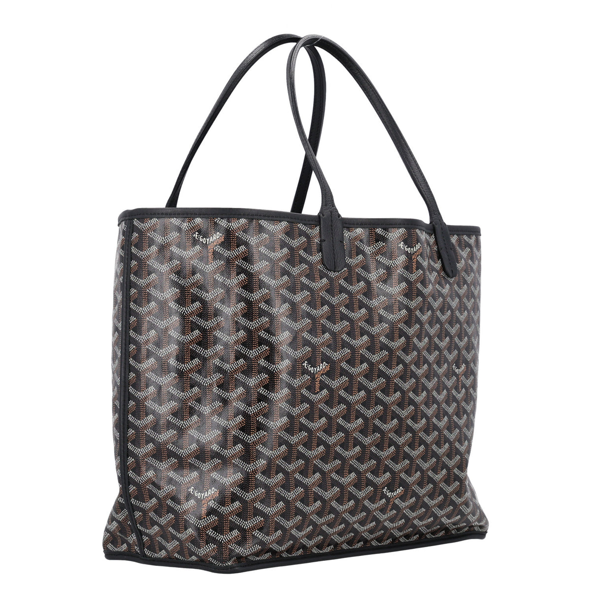Goyardine Reversible Anjou PM Black