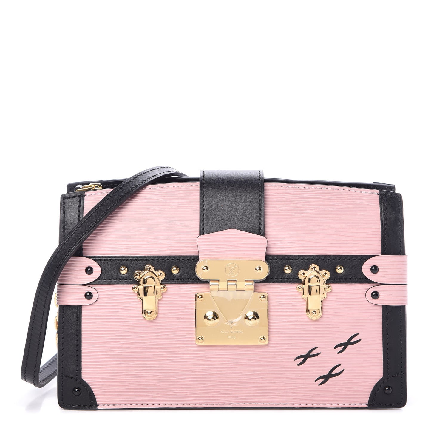 Epi Trunk Clutch Rose Ballerine
