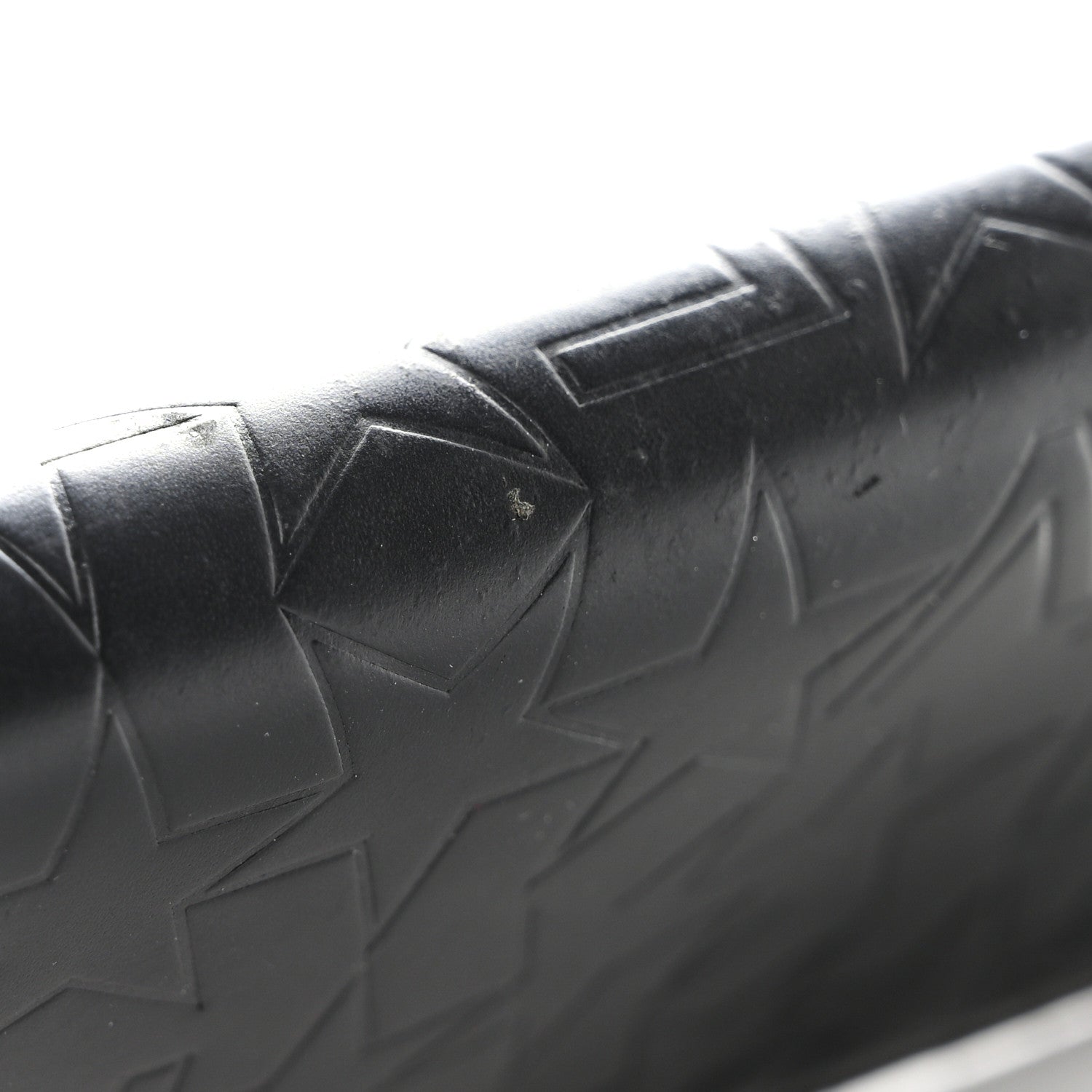 Givenchy Calfskin Logo Star Embossed Zip Around Wallet Black 12 of 19