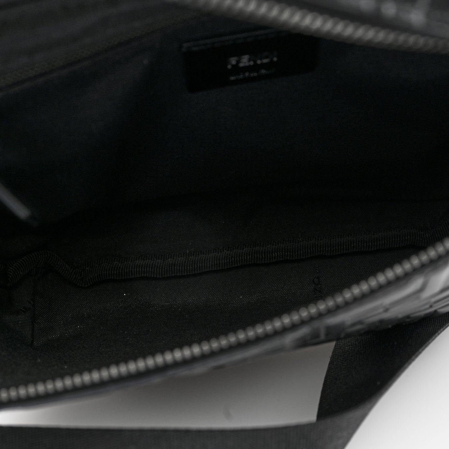 Nappa FF 1974 Embossed Belt Bag Black Black