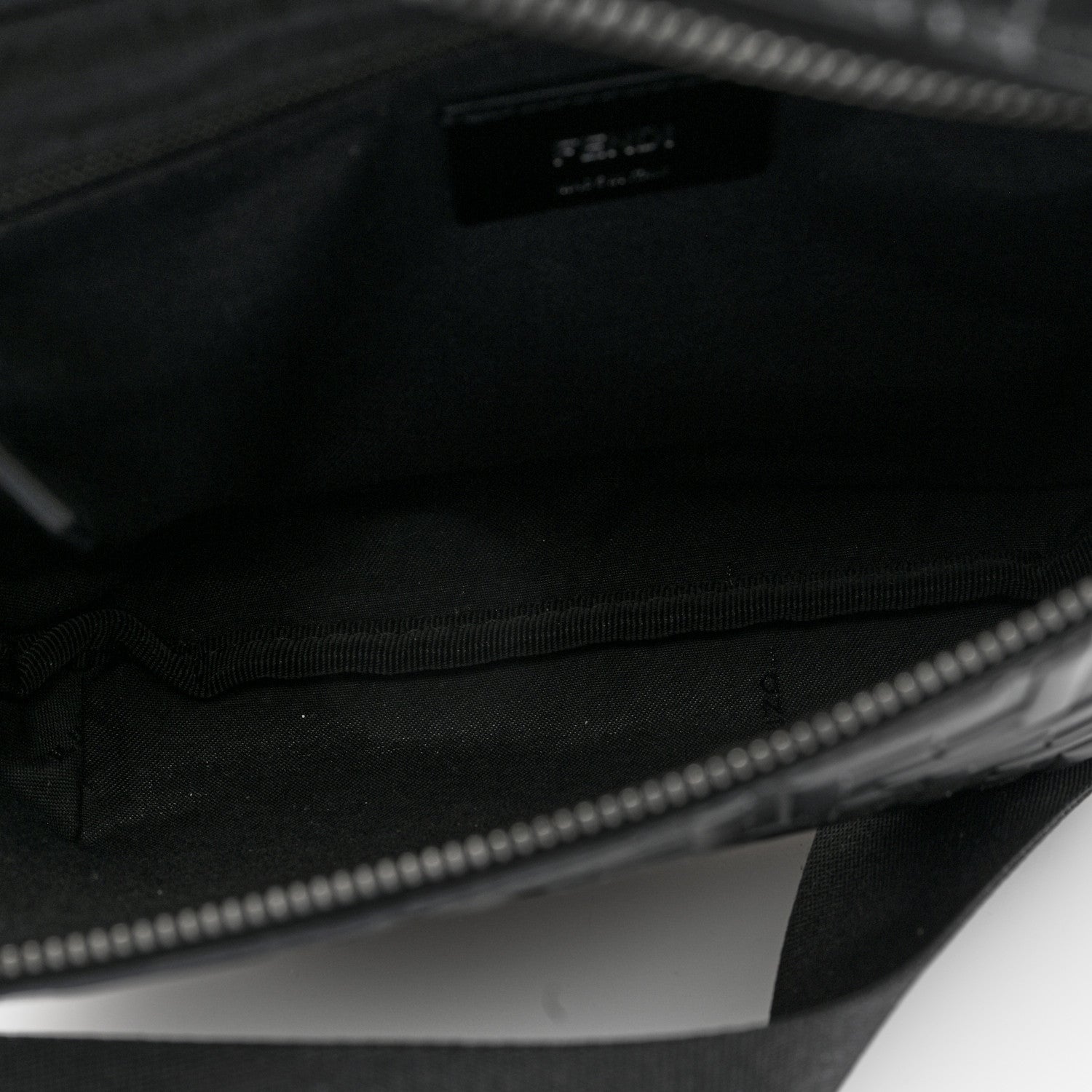 Fendi Nappa FF 1974 Embossed Belt Bag Black Black 5 of 9