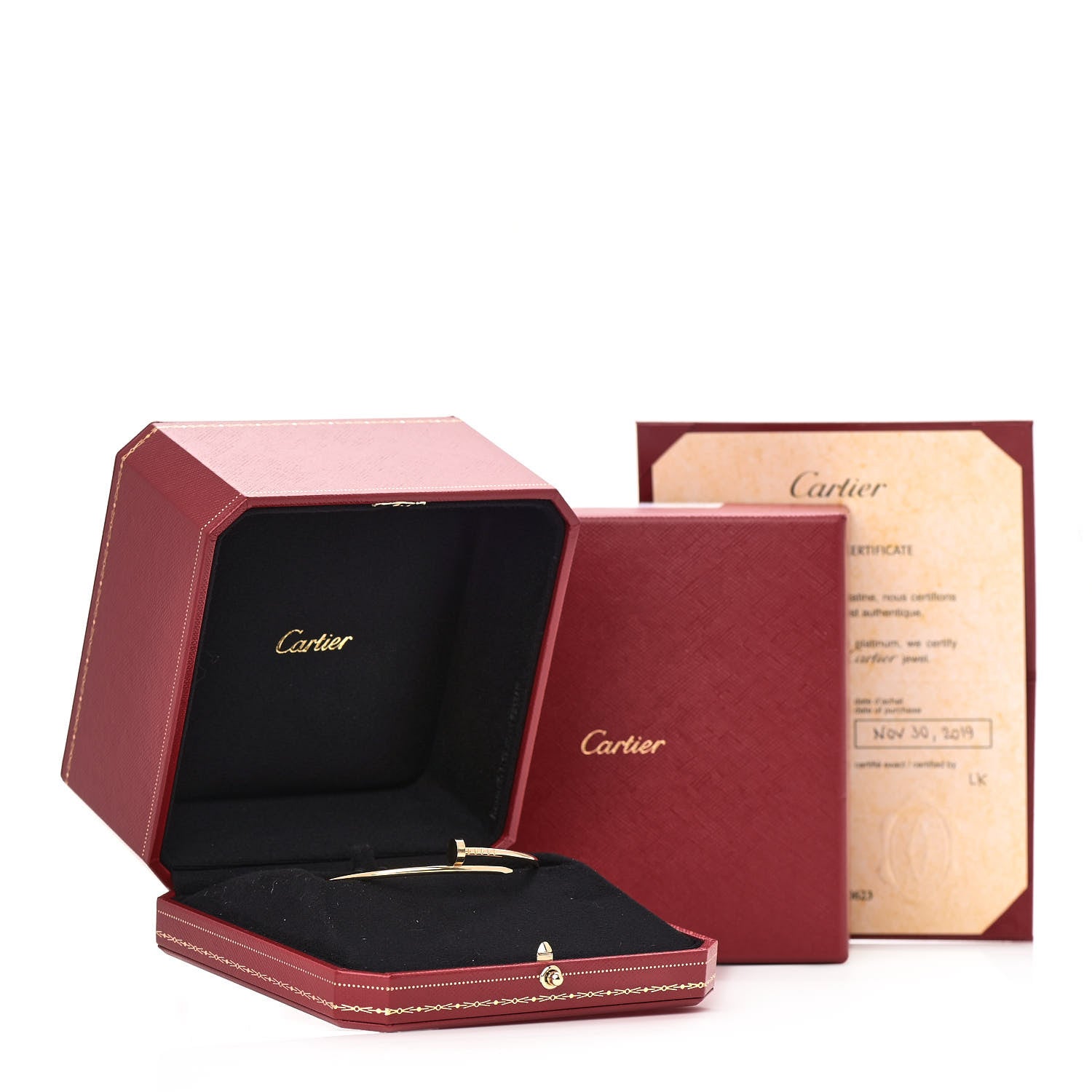 Cartier 18K Yellow Gold Small Juste Un Clou Bracelet 18 4 of 4