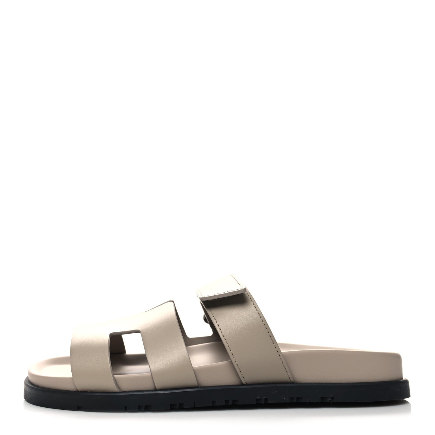 Calfskin Womens Chypre Sandals 39 Beige Mastic