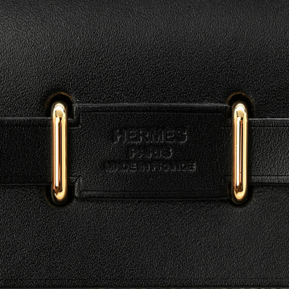 Hermes Military Toile Vache Hunter Herbag Zip Retourne 20 Ecru Black 6 of 11