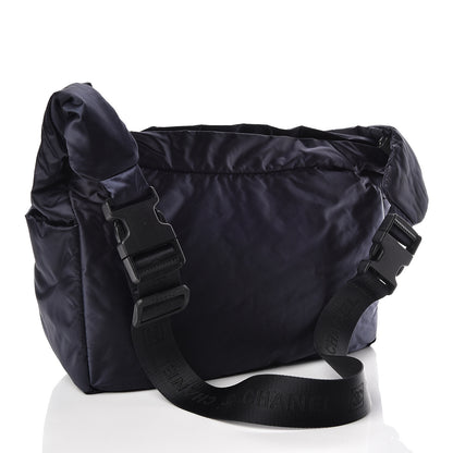 Chanel Nylon Quilted Sport Shoulder Bag Navy 3 of 9