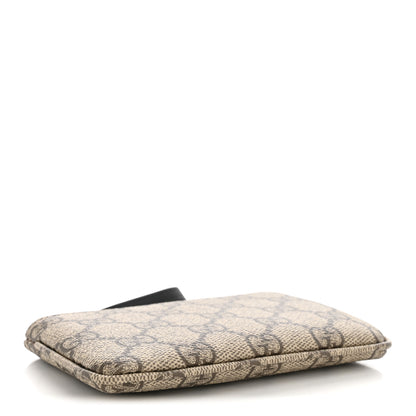 Gucci GG Supreme Monogram Selleria Key Case Beige Black 4 of 8