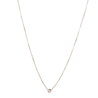Cartier 18K Pink Gold Diamond XS D'Amour Pendant Necklace 1 of 6