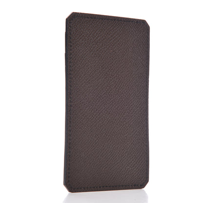 Hermes Epsom City 3CC Card Holder Raisin Chocolate Indigo 3 of 8