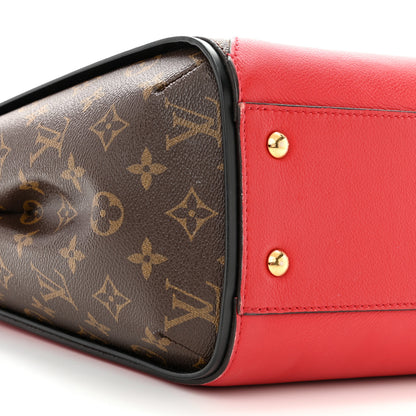 Louis Vuitton Calfskin Monogram Kimono Tote Cherry 10 of 12