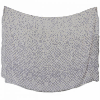 Louis Vuitton Cashmere Silk Damier Azur Stole 2 of 8