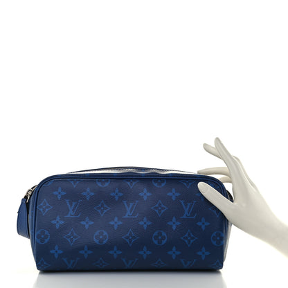 Louis Vuitton Taigarama Dopp Kit Toilet Pouch Cobalt 2 of 12