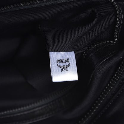 MCM Nylon Coated Canvas Zipper Tote 11 of 14