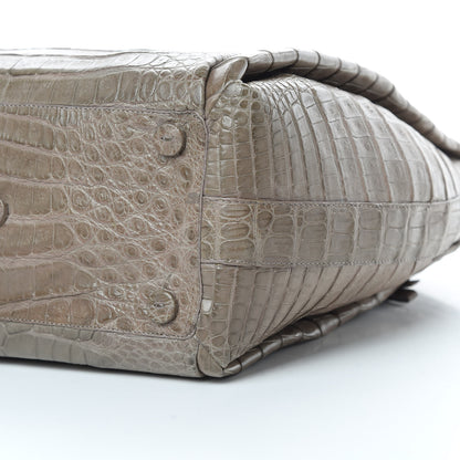 Nancy Gonzalez Crocodile Shoulder Bag Taupe 10 of 11
