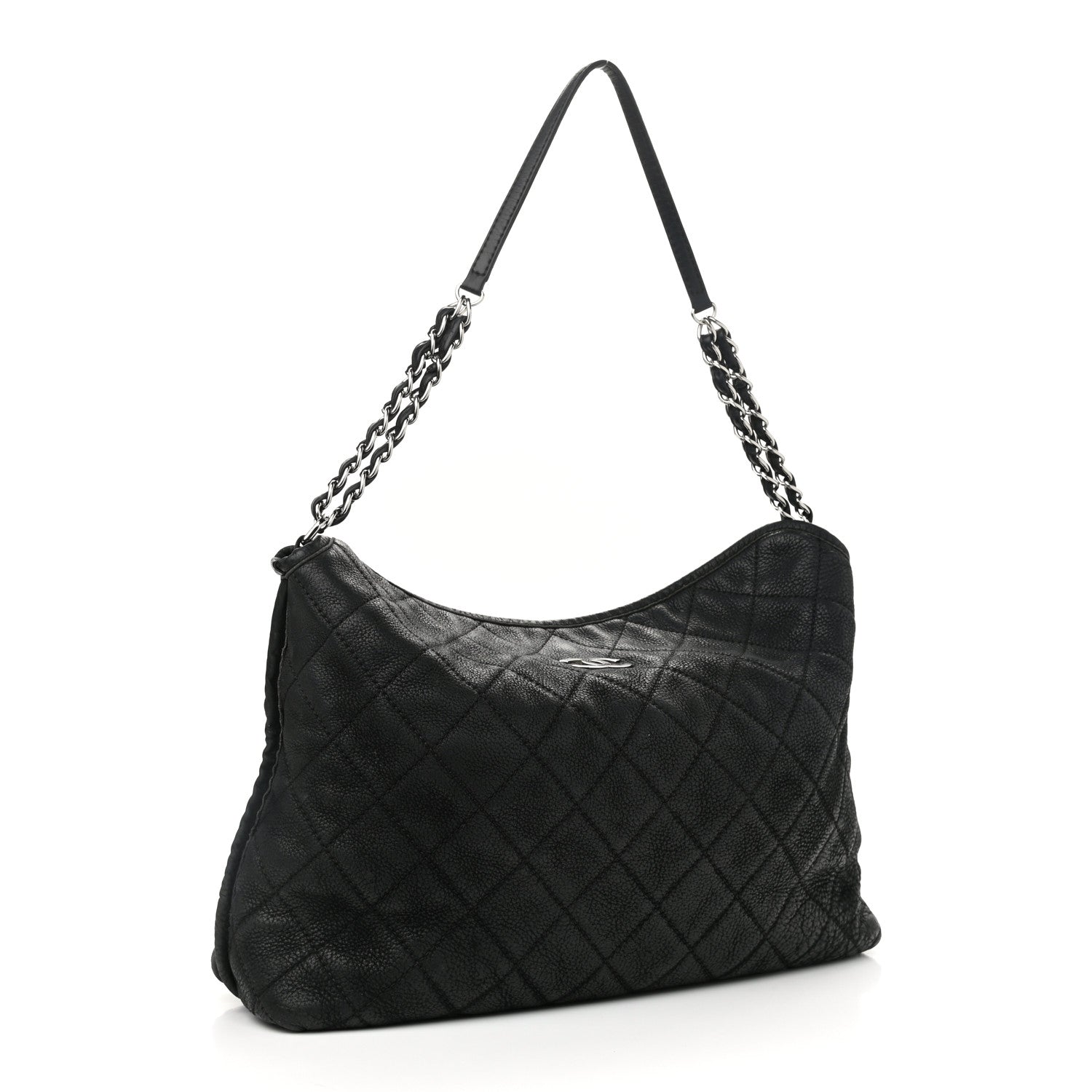Chanel Nubuck Hobo Black 2 of 14
