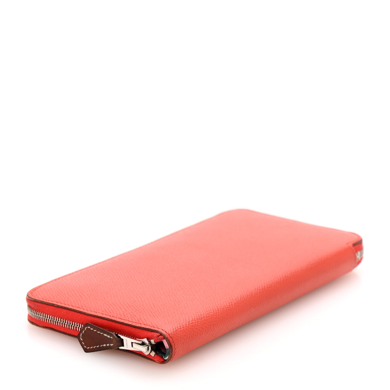 Hermes Epsom Silk'in Wallet Capucine 4 of 10
