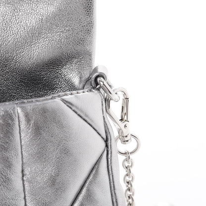 Miu Miu Nappa Patch Pearl Shoulder Bag Cromo 11 of 14