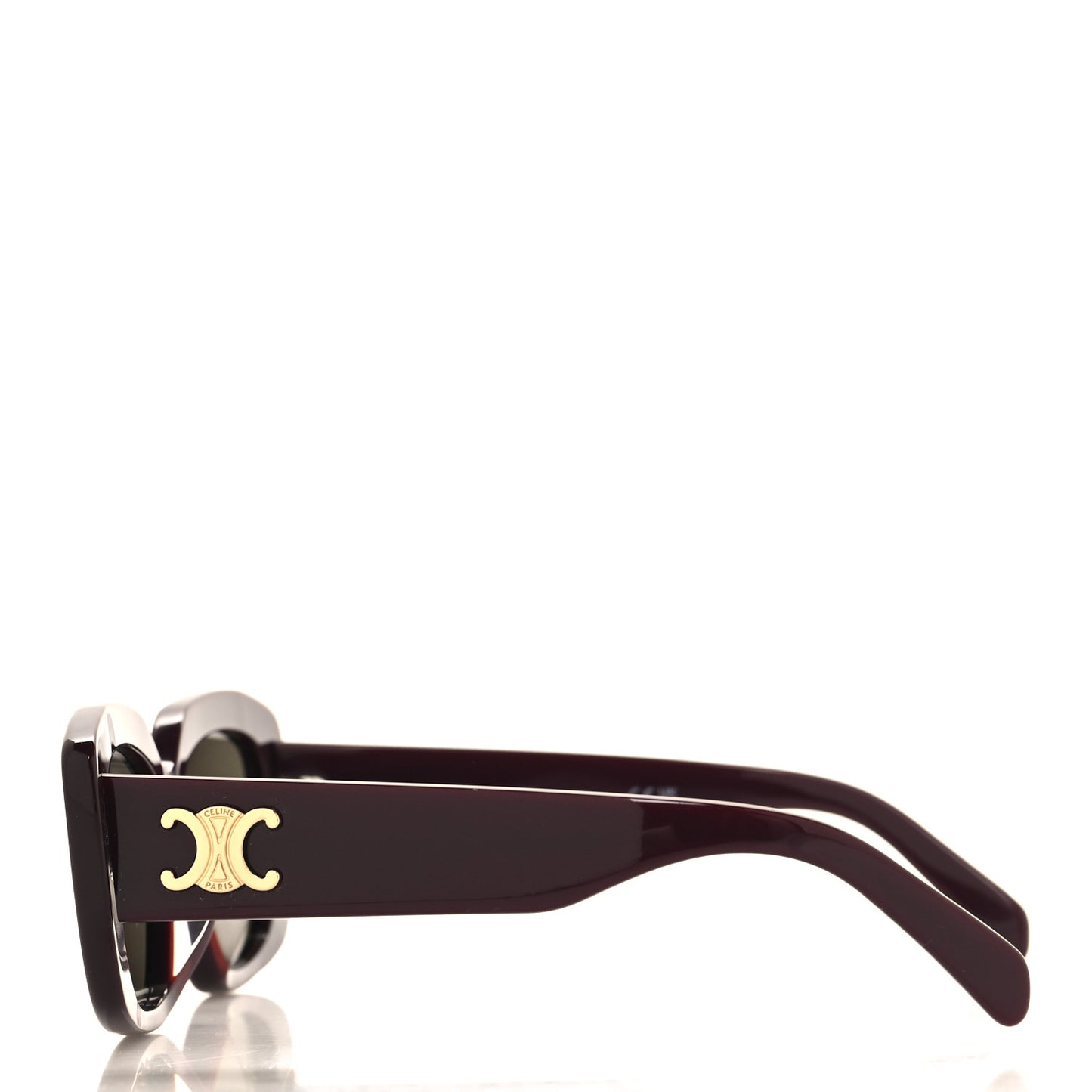 Acetate Triomphe Sunglasses CL40216U Dark Aubergine