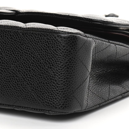 Chanel Caviar Quilted Medium Double Flap Black 9 of 9