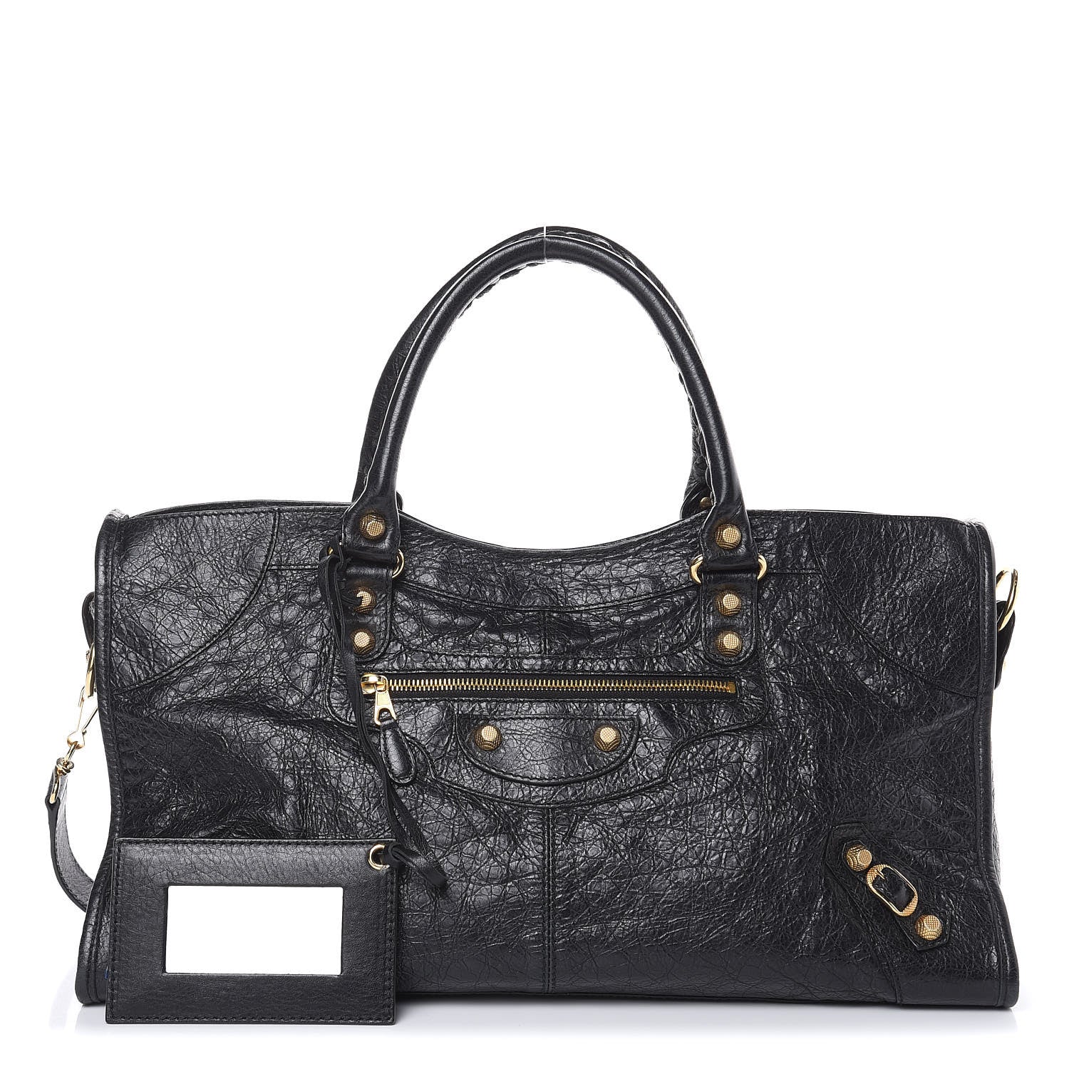 Balenciaga Agneau Giant 12 Gold Hardware Part Time Black 1 of 10