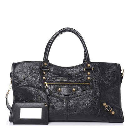 Balenciaga Agneau Giant 12 Gold Hardware Part Time Black 1 of 10