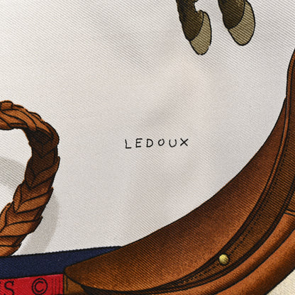 Hermes Silk Jumping Scarf 90 3 of 4