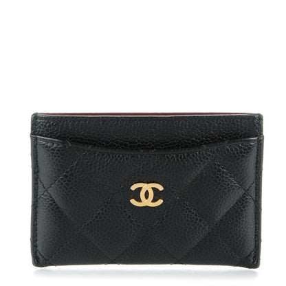 Chanel Caviar Quilted Card Holder Black 1 of 8