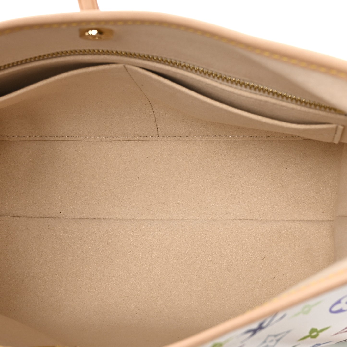 LV x TM Monogram Multicolor CarryAll PM White