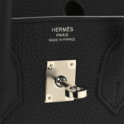Hermes Togo Birkin 25 Black 6 of 13