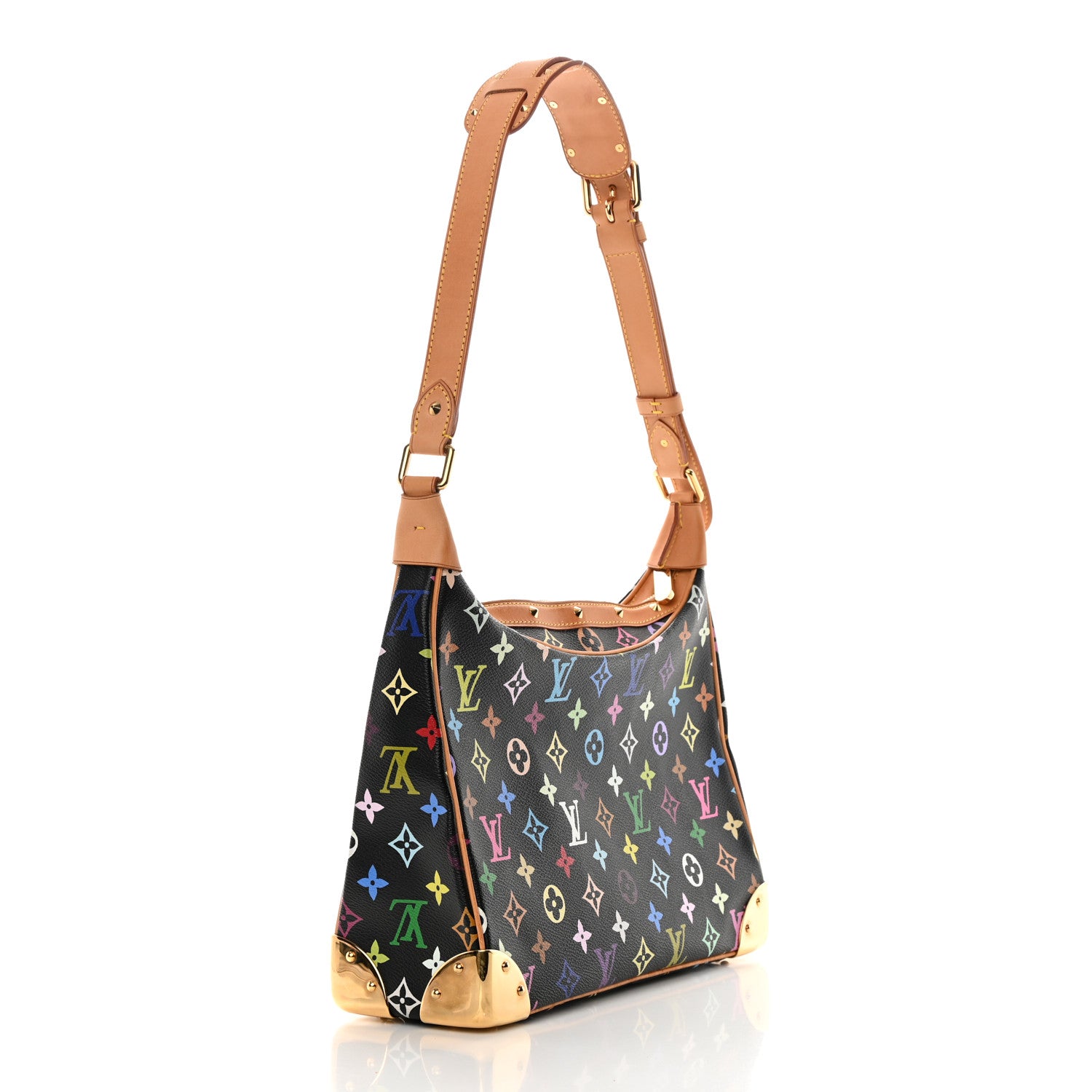 Louis Vuitton Monogram Multicolor Boulogne Black 3 of 15