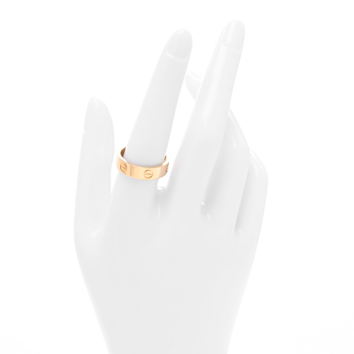 Cartier 18K Yellow Gold 5.5mm LOVE Ring 58 8.5 2 of 6