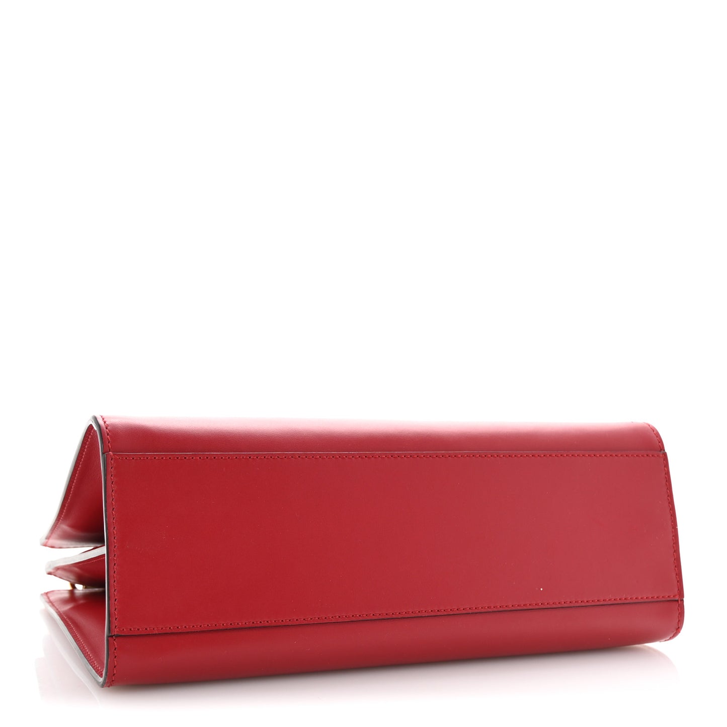 Nappa Bamboo Web Small Nymphaea Top Handle Bag Hibiscus Red