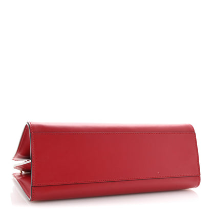 Gucci Nappa Bamboo Web Small Nymphaea Top Handle Bag Hibiscus Red 4 of 10