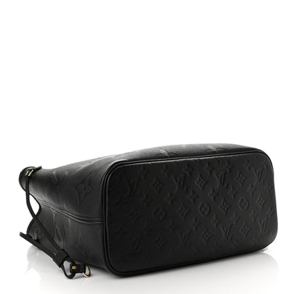 Louis Vuitton Empreinte Monogram Giant Neverfull MM Black 5 of 10