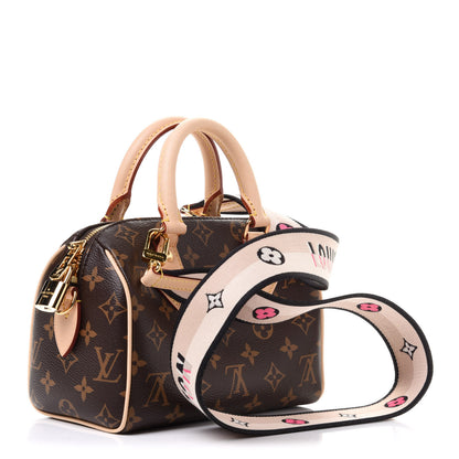 Louis Vuitton Monogram Speedy Bandouliere 20 Black 3 of 9