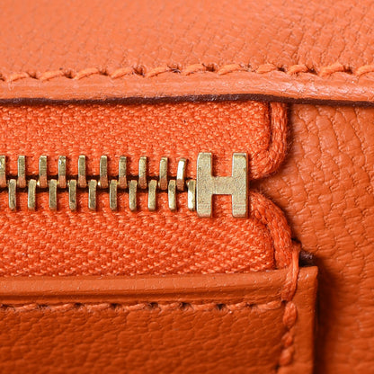 Hermes Togo Birkin 25 Orange 12 of 30