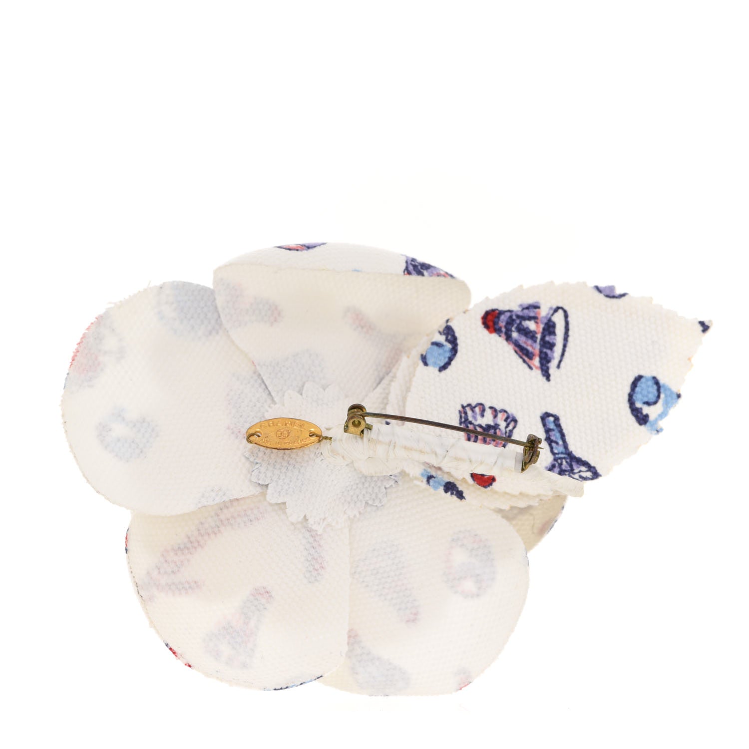 Chanel Canvas Camellia Brooch Multicolor 3 of 5
