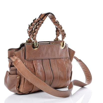 Chloe Lambskin Medium Heloise Satchel Gazelle 4 of 15