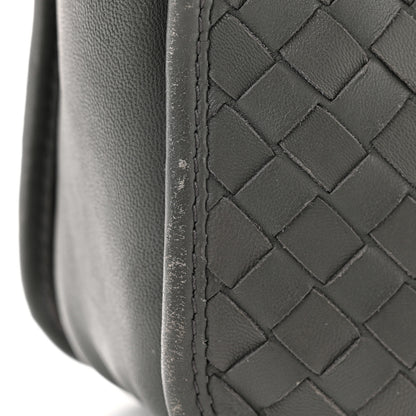 Bottega Veneta Nappa Intrecciato Mini Flap Crossbody Light Grey 14 of 17