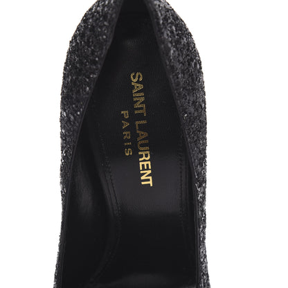 Saint Laurent Glitter Opyum 100 Pumps 36 Black 7 of 9
