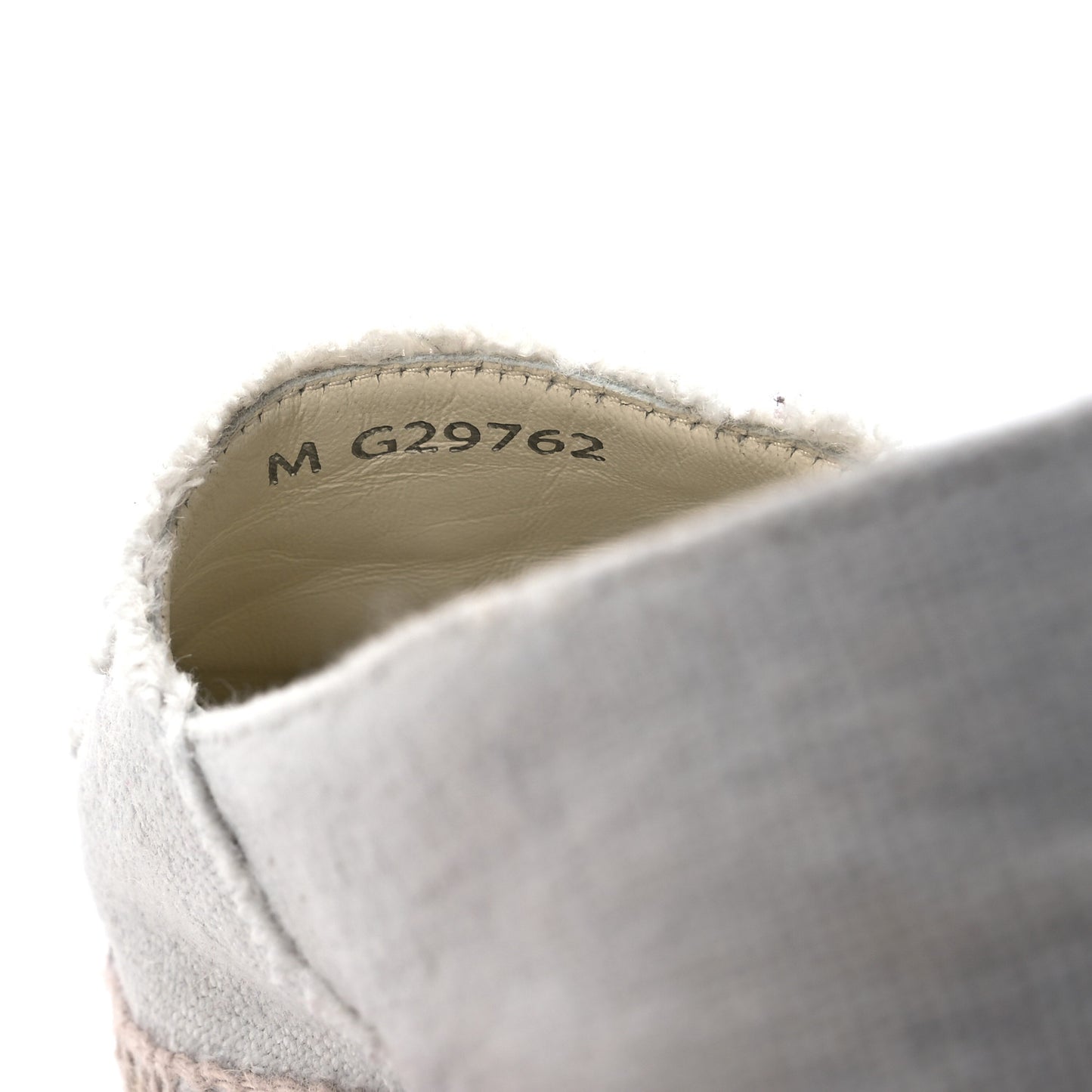 Linen CC Espadrilles 37 Beige Black