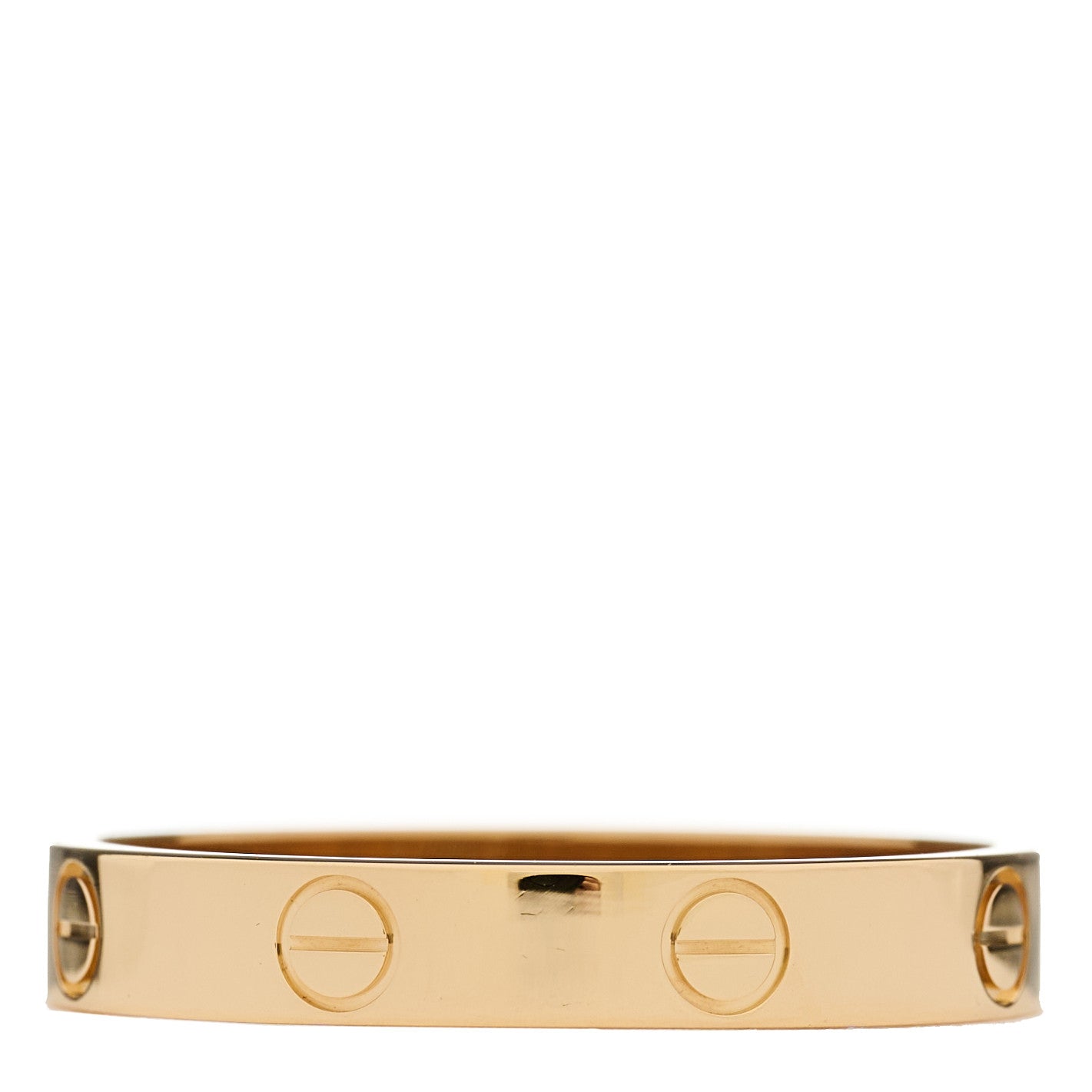 18K Yellow Gold 3.5mm LOVE Wedding Band Ring 61 9.5
