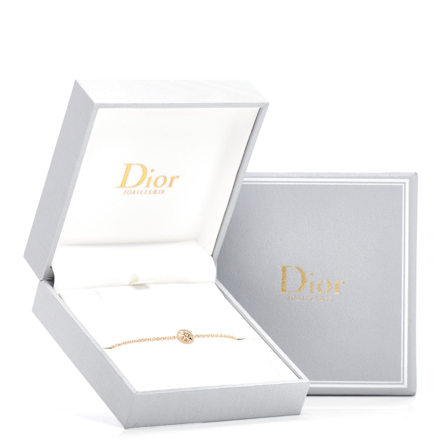 Christian Dior 18K Yellow Gold Diamond XS Rose Des Vents Bracelet 5 of 5