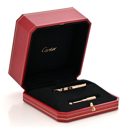 Cartier 18K Pink Gold 6 Diamond Small LOVE Bracelet 17 7 of 7
