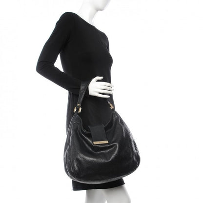 Gucci Guccissima Large New Ladies Web Hobo Black 2 of 20