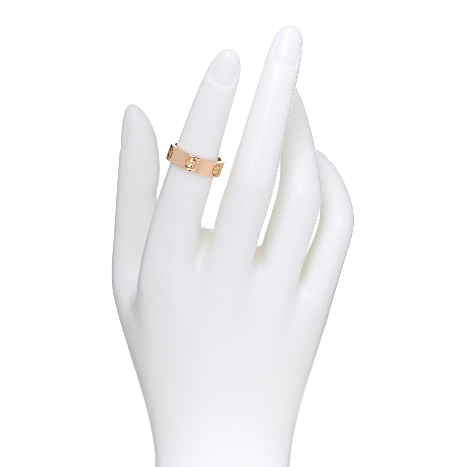 Cartier 18K Yellow Gold 5.5mm LOVE Ring 51 5.75 2 of 5