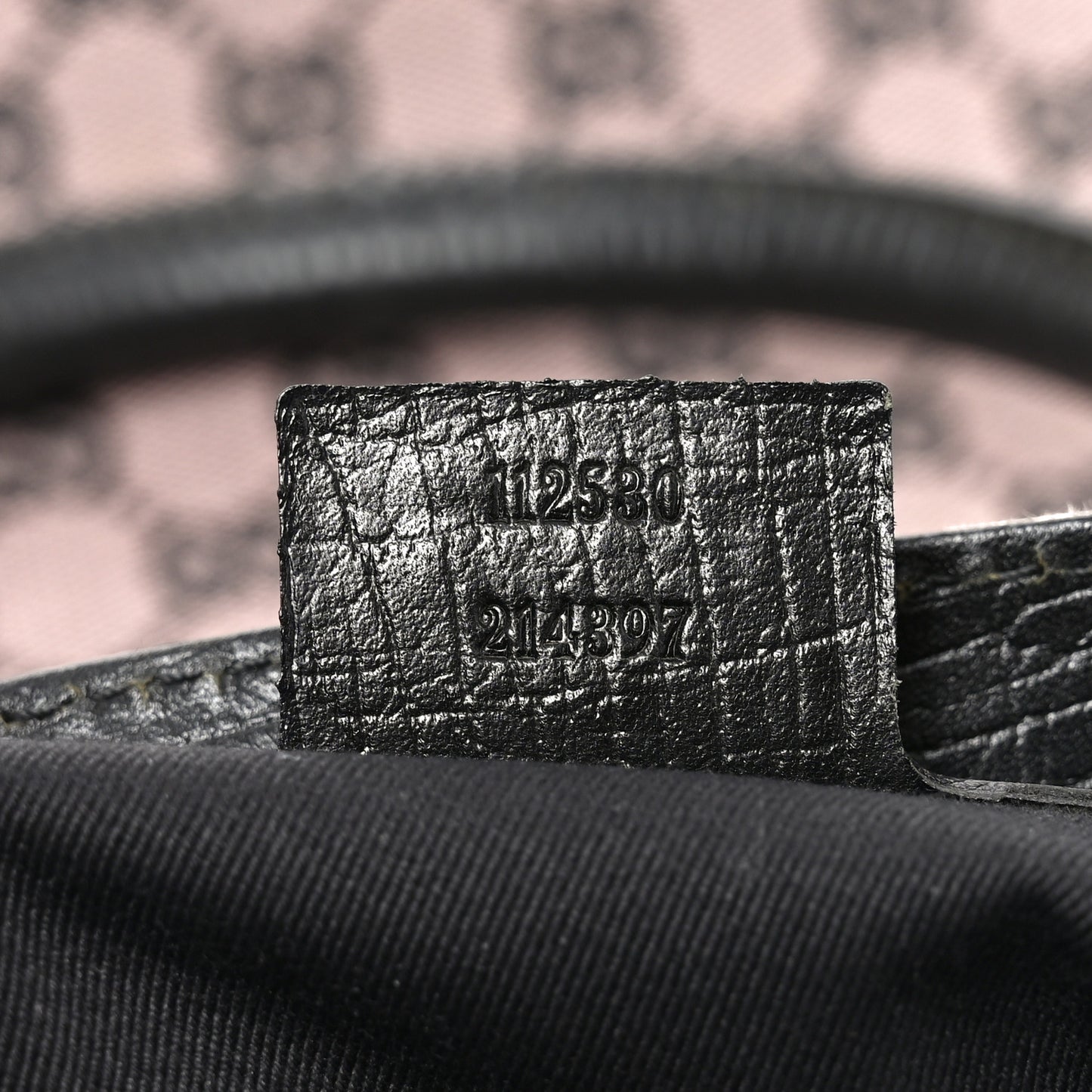 Monogram Bamboo Handle Bag Pink