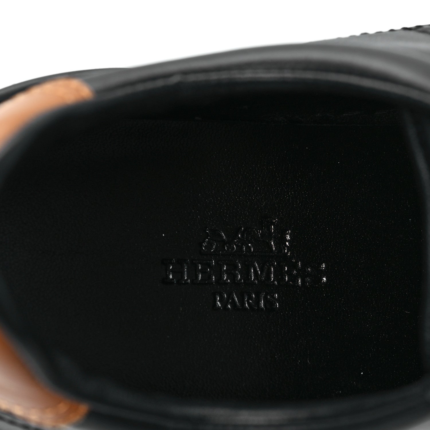 Hermes Calfskin Womens Jungle Love Voltage Sneakers 35 Black 8 of 11