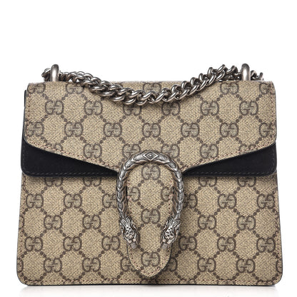 Gucci GG Supreme Monogram Mini Dionysus Shoulder Bag Black 1 of 7