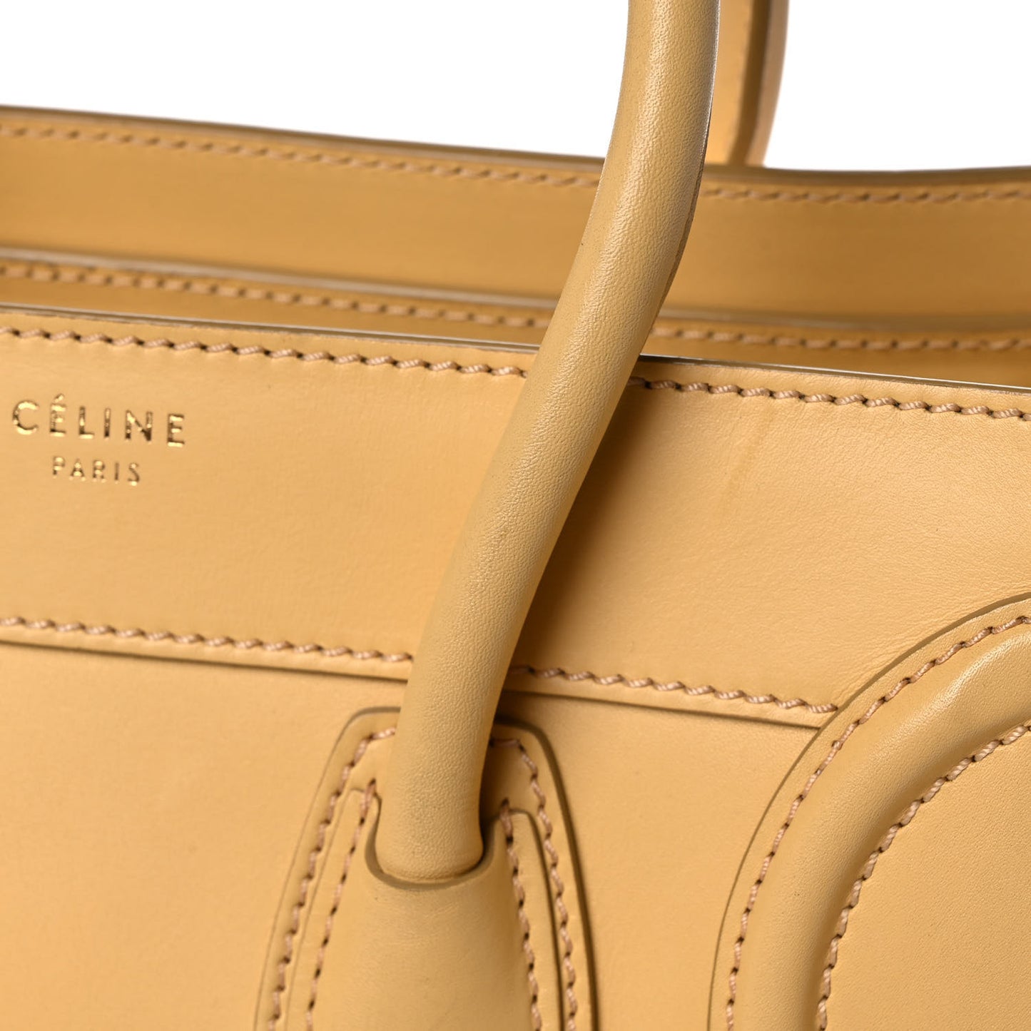 Smooth Calfskin Micro Luggage Butter